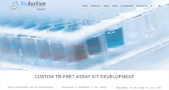 Desktop Screenshot of bioauxilium.com